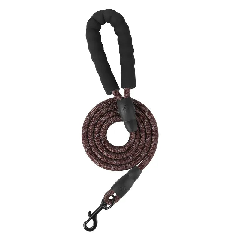 Heavy duty large dog leash – braided nylon construction