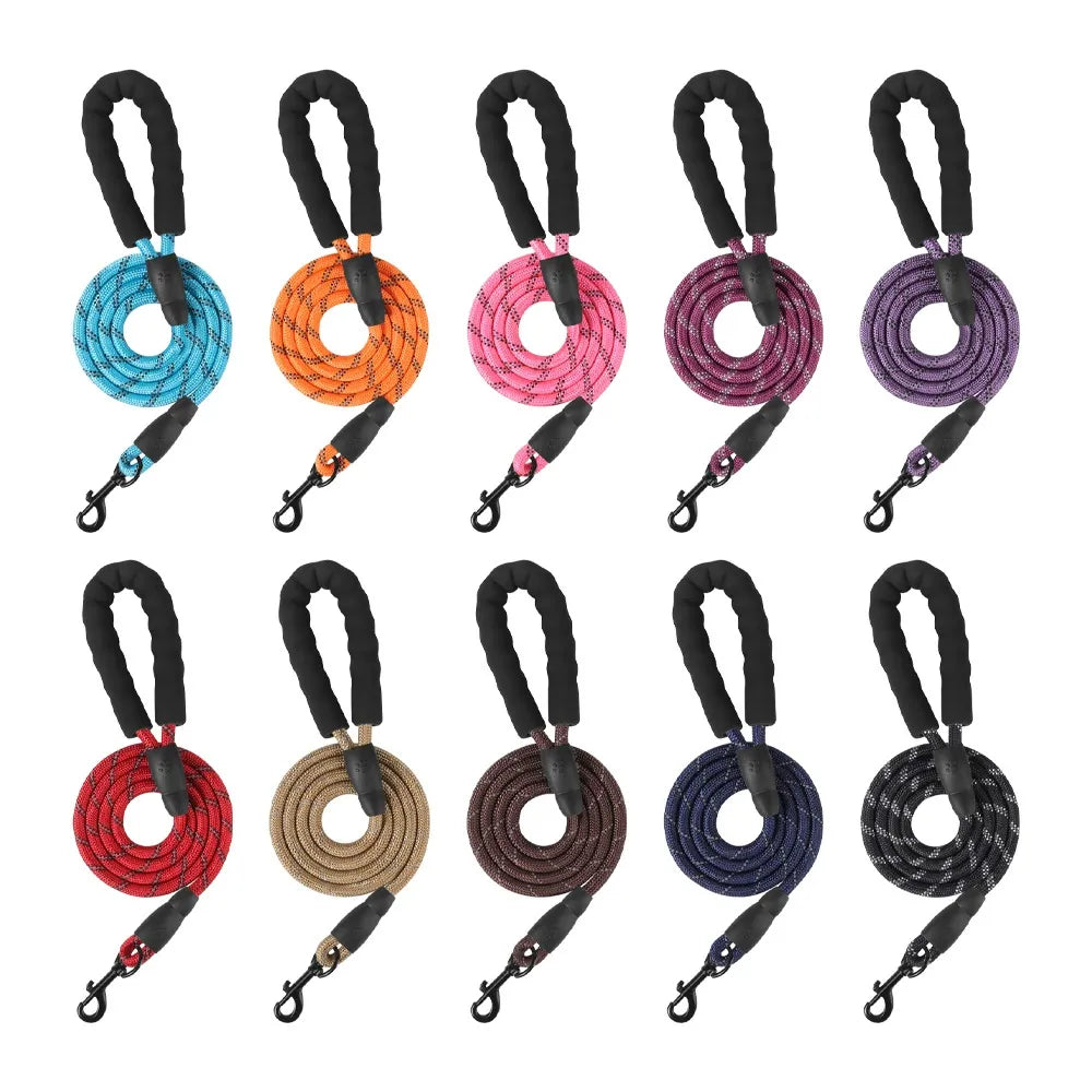Heavy duty reflective dog leash – Pawvera