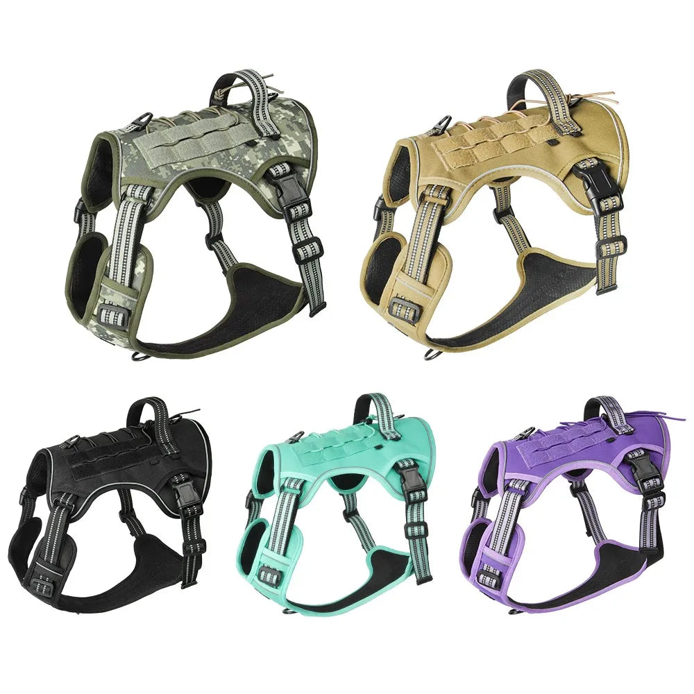 No pull tactical harness for strong dogs – product detail