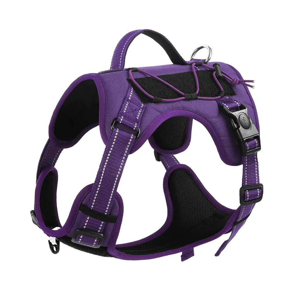 Heavy duty dog harness for strong large dogs