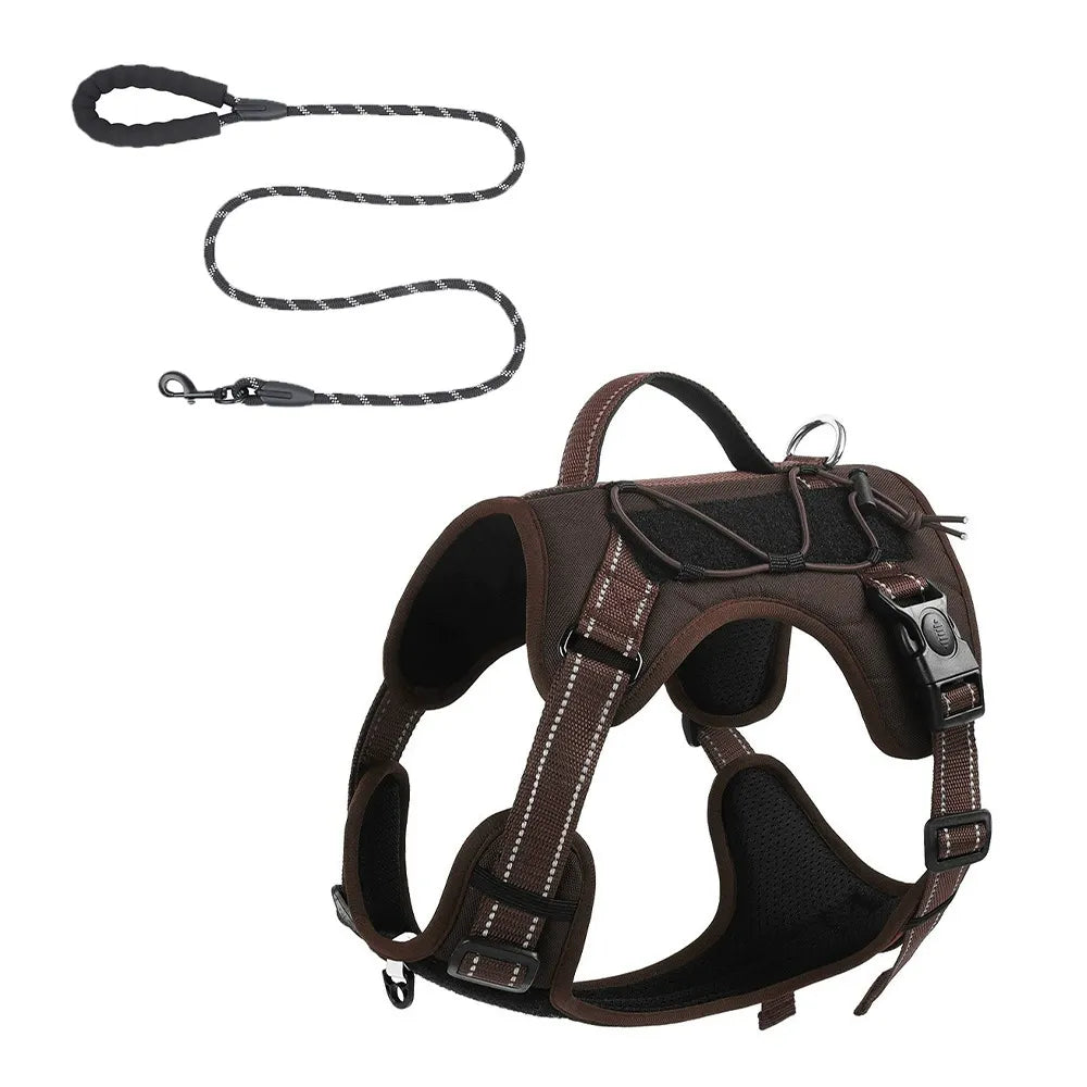 Reflective no pull dog harness – product view